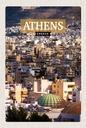 Holzschild 18x12 cm Athens Greece Blick auf die Stadt Bildmotiv Reisemotiv Abenteuer Reisen