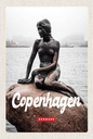 Holzschild 18x12 cm Copenhagen Denmark Meerjungfrau Bildmotiv Reisemotiv Abenteuer Reisen