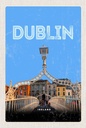 Holzschild 18x12 cm Retro Dublin Ireland Reiseziel Bildmotiv Reisemotiv Abenteuer Reisen