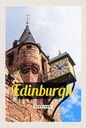 Holzschild 18x12 cm Edinburgh Scotland Altstadt Bildmotiv Reisemotiv Abenteuer Reisen