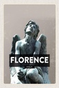Holzschild 18x12 cm Florence Italy wehmütiger Engel Statue Bildmotiv Reisemotiv Abenteuer Reisen