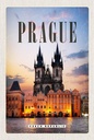 Holzschild 18x12 cm Retro Prague Prag Czech Republik Bildmotiv Reisemotiv Abenteuer Reisen