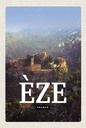 Holzschild 18x12 cm Eze France schönste Panorama Bildmotiv Reisemotiv Abenteuer Reisen