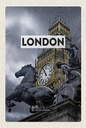 Holzschild 18x12 cm London Big Ben Queen Elizabeth Tower Bildmotiv Reisemotiv Abenteuer Reisen