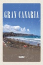 Holzschild 18x12 cm Gran Canaria Spain Meer Strand Retro Bildmotiv Reisemotiv Abenteuer Reisen