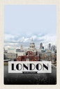 Holzschild 18x12 cm London United Kingdom Foto Poster Bildmotiv Reisemotiv Abenteuer Reisen