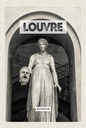 Holzschild 18x12 cm Louvre Museum Reiseziel Tourism Retro Bildmotiv Reisemotiv Abenteuer Reisen