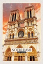 Holzschild 18x12 cm Notre-Dame de Paris Architektur Kunst Bildmotiv Reisemotiv Abenteuer Reisen