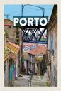 Holzschild 18x12 cm Porto portugal Altstadt Bild Bildmotiv Reisemotiv Abenteuer Reisen