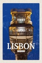 Holzschild 18x12 cm Lisbon Portugal Architektur Retro Bildmotiv Reisemotiv Abenteuer Reisen