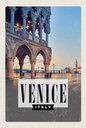 Holzschild 18x12 cm Venice Venedig Panorama Poster Bildmotiv Reisemotiv Abenteuer Reisen