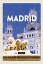 Holzschild 18x12 cm Madrid Spanien Winter Nacht Trip Bildmotiv Reisemotiv Abenteuer Reisen