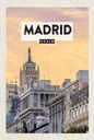 Holzschild 18x12 cm Madrid Spanien kurz Trip Bildmotiv Reisemotiv Abenteuer Reisen