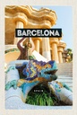 Holzschild 18x12 cm Barcelona Spanien Park Trip Bildmotiv Reisemotiv Abenteuer Reisen