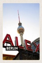 Holzschild 18x12 cm Berlin Deutschland Alexanderplatz Bildmotiv Reisemotiv Abenteuer Reisen