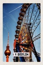 Holzschild 18x12 cm Berlin Deutschland Kirmes Bildmotiv Reisemotiv Abenteuer Reisen