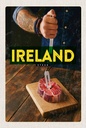 Holzschild 18x12 cm Irland irländisches Hereford Steak Bildmotiv Reisemotiv Abenteuer Reisen