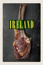 Holzschild 18x12 cm Irland Irisches Anbus Tomahawk Steak Bildmotiv Reisemotiv Abenteuer Reisen