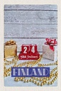 Holzschild 18x12 cm Finnland Weihnachten Yötä Jouluun