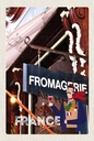 Holzschild 18x12 cm Frankreich Restaurant Fromagerie