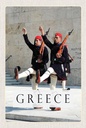 Holzschild 18x12 cm Greece Griechenland Soldaten Waffe Hut Bildmotiv Reisemotiv Abenteuer Reisen