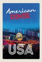 Holzschild 18x12 cm USA Brooklyn Restaurant Diner Essen Bildmotiv Reisemotiv Abenteuer Reisen