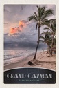 Holzschild 18x12 cm Grand Cayman Karibik Amerika Insel Bildmotiv Reisemotiv Abenteuer Reisen