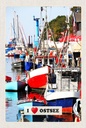 Holzschild 18x12 cm Ostsee Boote Bootstour Bildmotiv Reisemotiv Abenteuer Reisen