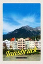 Holzschild 18x12 cm Innsbruck Aussicht Stadt Bildmotiv Reisemotiv Abenteuer Reisen