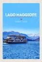 Holzschild 18x12 cm Lago Maggiore Schiff See Berge Bildmotiv Reisemotiv Abenteuer Reisen