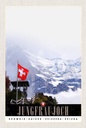 Holzschild 18x12 cm Jungfraujoch Schweiz Wintertraum Bildmotiv Reisemotiv Abenteuer Reisen