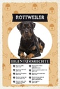 Holzschild 18x12 cm Rottweiler Eigentumsrechte