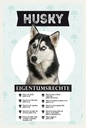 Holzschild 18x12 cm Husky Eigentumsrechte