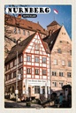 Holzschild 18x12 cm Nürnberg Altstadt Bildmotiv Reisemotiv Abenteuer Reisen