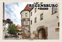 Holzschild 12x18 cm Regensburg Porta Practoria Schloss Bildmotiv Reisemotiv Abenteuer Reisen