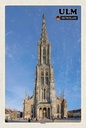 Holzschild 18x12 cm Ulm Münster Bildmotiv Reisemotiv Abenteuer Reisen