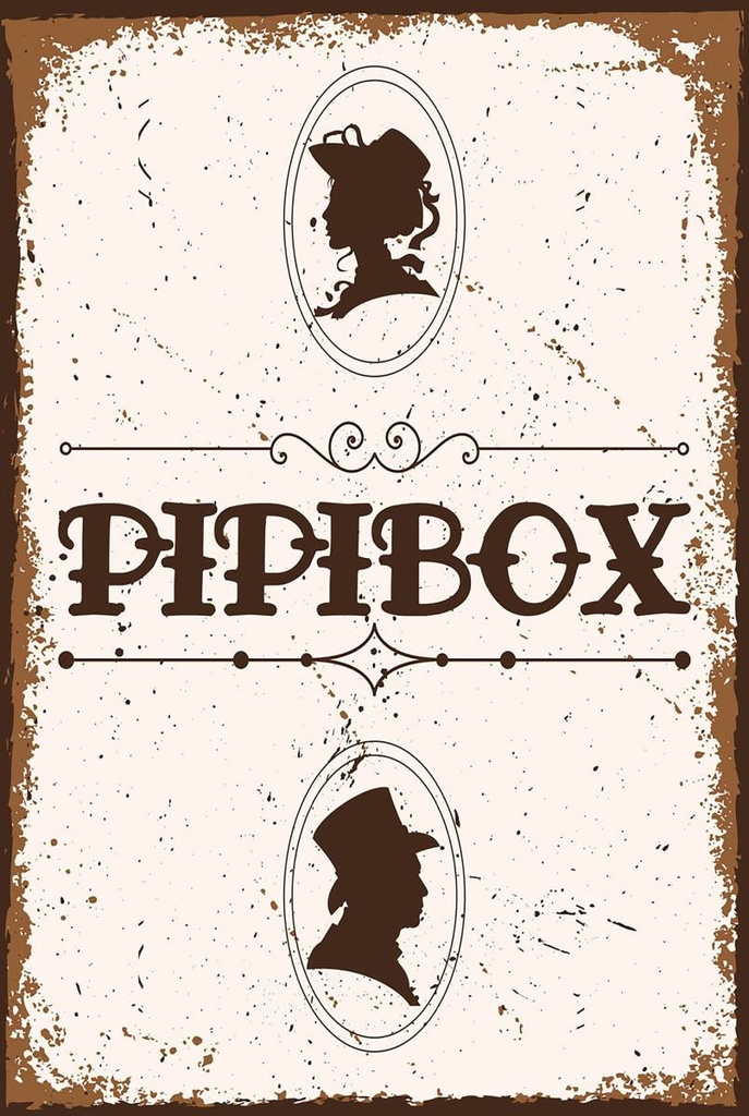 Holzschild 18x12 cm Pipibox