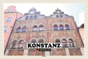 Holzschild 12x18 cm Konstanz Rathaus Bildmotiv Reisemotiv Abenteuer Reisen