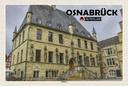 Holzschild 12x18 cm Osnabrück Rathaus Bildmotiv Reisemotiv Abenteuer Reisen