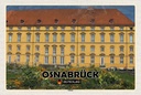 Holzschild 12x18 cm Osnabrück Schloss Mittelalter Bildmotiv Reisemotiv Abenteuer Reisen