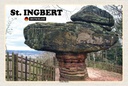 Holzschild 12x18 cm St. Ingbert Großer Stiefel Trip Bildmotiv Reisemotiv Abenteuer Reisen