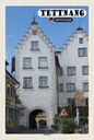 Holzschild 18x12 cm Tettnang Torschloss Altstadt Bildmotiv Reisemotiv Abenteuer Reisen
