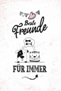 Holzschild 18x12 cm beste Freunde für immer