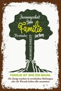 Holzschild 18x12 cm Familie ist wie ein Baum