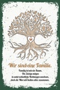 Holzschild 18x12 cm Wir sind Familie alles zusammen