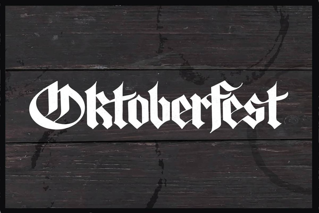 Holzschild 12x18 cm Fest Oktoberfest Bier Feiern München