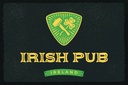 Holzschild 12x18 cm Ireland Irish pub Alkohol