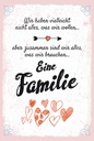 Holzschild 18x12 cm Familie Zusammen sind wir alles