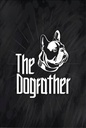 Holzschild 18x12 cm Tiere Hund Dog The Dogfather