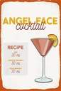 Holzschild 18x12 cm Angel Face Cocktail Recipe